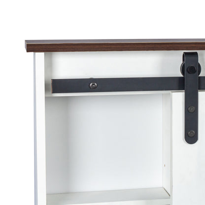 Farmhouse Makeup Vanity with Mirror & LED Lights – 41.73" Wide Dressing Table, Makeup Vanity, Farmhouse Vanity, Mirror Vanity Table